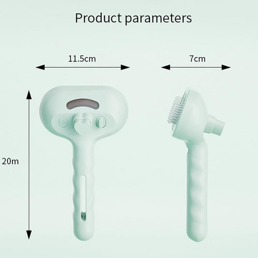 New Chevaroo Horse Steam Brush, Chevaroo 3-in-1 Self-Cleaning Steam Pet Brush For Shedding, Pet Steam Brush, Silicone Bristle Head 360 Rotating Pet Steam Brush